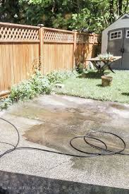 A brand new patio can be created in one afternoon and be ready to for you to host your outdoor event by the weekend. How To Paint Stripes Like An Outdoor Rug On Patio Concrete Slab So Much Better With Age