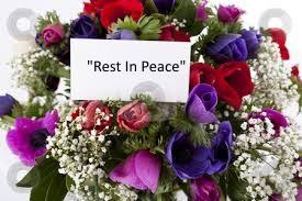 Image result for flower rest in peace