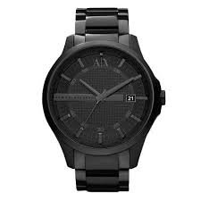 Armani Exchange Ax2104 Erkek Takilari Bilezik Saat Siyah Saatler