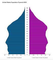 2018 Population Pyramid The Unit United States Graphing