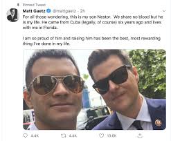 Matt gaetz had tweeted what was seen by some as a warning to the president's former lawyer ahead of cohen's public testimony to a house panel. S E Cupp On Twitter Matt Gaetz Announces He Has A Secret Adopted Adult Son From Cuba Who Lives With Him