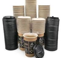 [16 oz - 500 Sets with Lids] Paper Disposable Hot Coffee Cups with  Resealable Lids Leak-Free To Go