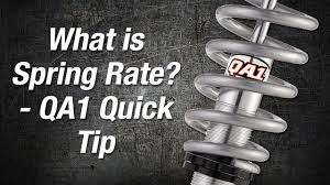 What Is Spring Rate Qa1 Quick Tip
