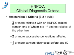 Amsterdam criteria i initial description in 1991: Genetics And Primary Care Ppt Download