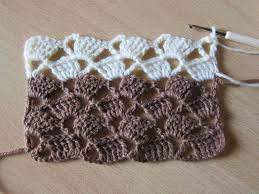 Tig Ile Islenilmis Orgu Atki Modeli Crochet Scarf Knitting Patterns Crochet Edging