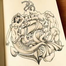 We did not find results for: Traditional Grey Ink Mermaid And Strip Girl With Ship And Anchor Tattoo Design Tattooimages Biz