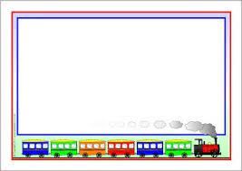Train Themed A4 Page Borders Sb5330 Sparklebox Page Borders Labels Printables Free Templates Train Crafts