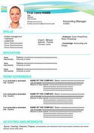 Simple resume format for internship in word. Free Resume Formats Download For Word Best Cv For Jobs