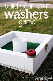 32 Diy Backyard Games That Will Make Summer Even More Awesome Backyard Games Diy Diy Yard Games Washers Game