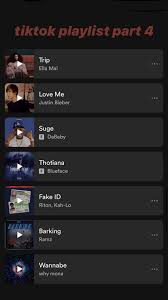 Tiktok Playlist Part 4 Tiktok Tingz On Spotify Song Playlist Music Mood Songs