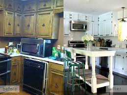 Here we go, small kitchen remodel before and after could be made by using glass doors. Remodelaholic 19 Before And After Kitchen Remodel Ideas
