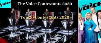 Comeback stage by seat den dritten platz und hat es 2020 auf den sieg abgesehen. The Voice Contestants 2020 Season 18 Top 20 Team Coach