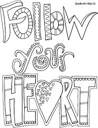 Followyourheart Jpg Inspirational Quotes Coloring Quote Coloring Pages Coloring Books