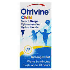 Otrivine Nasal Drops For Children 10ml Hayfever Cold Relief