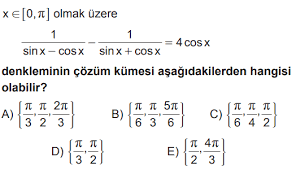 12 Sinif Matematik Sorulari Ileri Duzey Trigonometri Testleri Coz 4 Testdelisi Com