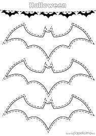 Manualidades Para Colorear Y Recortar En Halloween Halloween Para Colorear Plantillas De Halloween Murcielagos Halloween