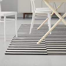 Theko exklusiv wollteppich janne, rechteckig, höhe mm, grau , 14. Stockholm Teppich Flach Gewebt Handarbeit Gestreift Schwarz Elfenbeinweiss 170x240 Cm Ikea Deutschland