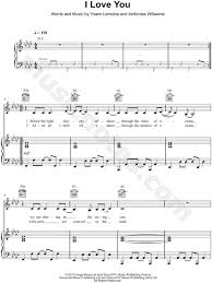 Woodkid I Love You Sheet Music In F Minor Transposable Download Print Sheet Music I Love You Notes Piano Sheet Music Free