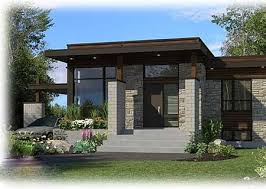 Plan 90262pd Compact Modern House Plan Small Modern Home Modern House Plans Modern House Plan