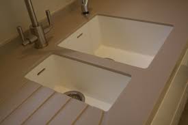 967 & 969 corian sinks in glacier white