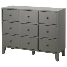 Bryggja Byra Med 9 Lador Morkgra 118x92 Cm Ikea Chest Of Drawers Ikea Ikea Wardrobe