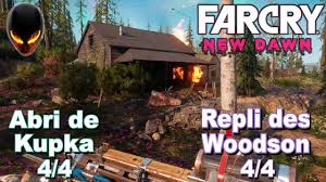 Unser guide sagt euch, wo ihr material findet und was ihr damit herstellen könnt. Far Cry New Dawn Abri De Kupka 4 Sur 4 Repli Des Woodson 4 Sur 4 Lieu Pille Youtube
