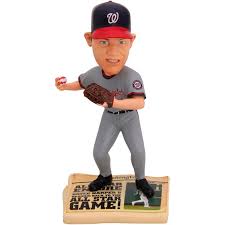 Bryce Harper Washington Nationals Newspaper Base Bobble Head Figurine Washington Nationals Bobble Head Bryce Harper