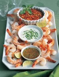 Killer shrimp appetizer is an appetizer treat that your family and guests will definitely love! 3 Amazing Dips For A Cocktail Shrimp Platter Food Recipes Appetizer Recipes