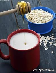 Both almond milk and oat milk come with their own unique perks and pitfalls; Calories Of Oat Milk With Honey Homemade Lactose Free Honey Oat Milk Tarladalal Com