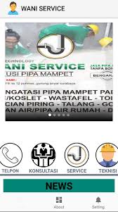 Jasa service tukang perbaikan saluran wastafel wc pipa yang mampet: Wani Service For Android Apk Download