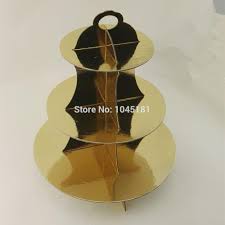 Us 134 85 7 Off Ipalmay 25pcs Birthday Party Cardboard Cupcake Stand Hold Gold And Silver Christmas Kids Party Decor Dessert Stand In Cake