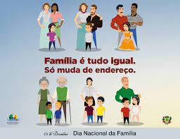 É o dia internacional da família. Dia Nacional Da Familia Prefeitura Riolandia