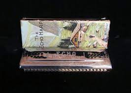 1930s Vintage Hohner Echo Harp Harmonica Tremolo Harmonica Keys Of C G Major 56 96 Made In Germany Very Good To Excellent Condition Harmonica Hohner Harp