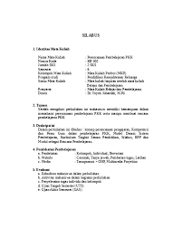 Maybe you would like to learn more about one of these? Silabus Perencanaan Pembelajaran Pkk Doc