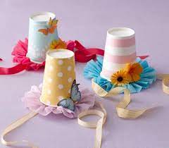 Charming Ideas For A Modern Tea Party Bridal Shower Birthday Party Hats Diy Birthday Party Hats Kids Tea Party