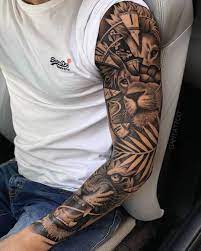 Tattoo sleeves are the most popular request that tattoo artists get by far and more women are getting on the bandwagon. Art Posts Tagged Liontattoo Tattoos Sleeve Tattoos Realistic Tattoo Sleeve