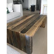 Made from unfinished reclaimed pine certified to forest stewardship council ® (fsc) standards, the emmerson® coffee table shows the knots and natural imperfections that make each piece subtly one of a kind. West Elm Emmerson Reclaimed Wood Coffee Table Aptdeco