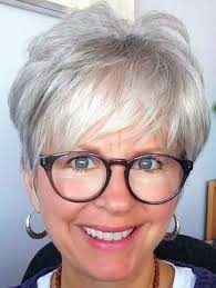 Fun hair, trendy hair, oval faces, back view, layered pixie cut, long bangs, cute pixie cut. Superb Short Hairstyles For Women Over 50 Stylezco