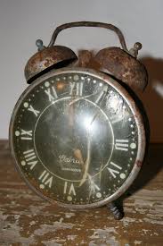 Rusty Old Alarm Clock Weathered To Perfection Clock Alarm Clock Weathered