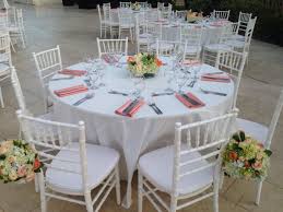 Set Up With Tiffany Chairs And White Basic Tablecloth Table Decorations Tiffany Chair Table Cloth