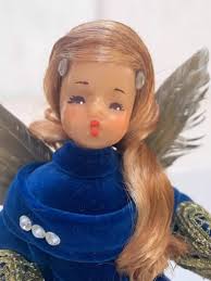 German Wax Angel Tree Topper FOR SALE!