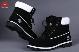 Black And White Timberlands Mens Cheap Timberland Men 6 Inch Boots Black White Jpg 750 500 Timberland Boots Boots Timberland Boots Mens