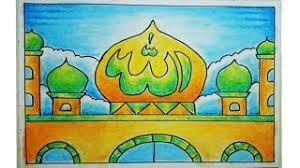 Bahan gambar mewarnai kaligrafi anak sekolah dasar. Ilmu Pengetahuan 2 Mewarnai Kaligrafi