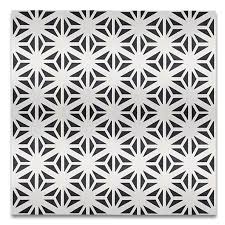 Black And White Mosaic Tile Fireplace Azemour Handmade 8 X 8 Cement Field Tile White Mosaic Tiles Mosaic Tile Fireplace Cement Tile