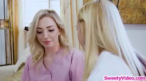 Busty doctor comforts and eats her lesbian nurses pussy - XNXX.COM