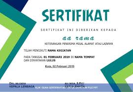 The certificate of excellence for students template can be used to create special excellence certificates for students who have an outstanding performance in a certain class or project. 50 Contoh Sertifikat Desain Dan Template Gratis Untuk Seminar Format Ppt Word Sertifikat Net