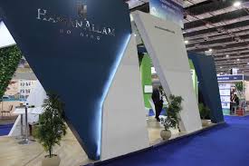 Working at al youssef make me more qualified to work under control. Hassan Allam Holding The Big 5 Construct Egypt 2018 On Behance Photo Booth Design Exhibition Booth Design Egypt
