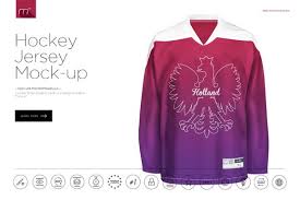 Download Hockey Jersey 2 Types Mock Up Hockey Jersey Long Sleeve Tshirt Men Polo Shirt Women
