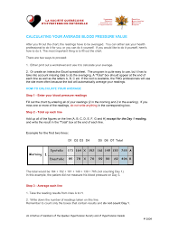 Calculating Your Average Blood Pressure Value