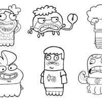 Confira ótimas opções de desenhos para colorir que fazem toda diferença para vocês que querem o melhor passa tempo para seus filhos. Desenho De Personagens De Cumplices De Um Resgate Para Colorir Tudodesenhos